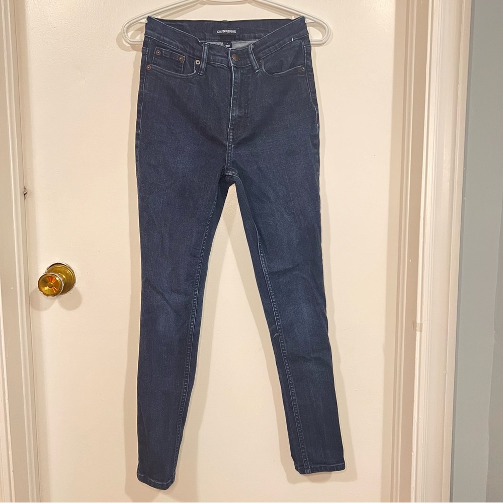 Calvin Klein high rise skinny jeans